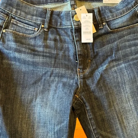 WHITE HOUSE BLACK MARKET JEANS…SIZE 4 CURVY SHORT NEW WITH TAG - Picture 11 of 16